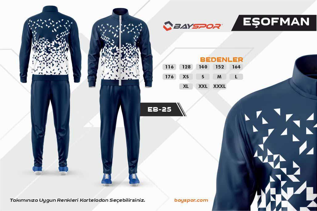 Sportech EB-25 Dijital Baskılı Kamp Eşofman Takımı