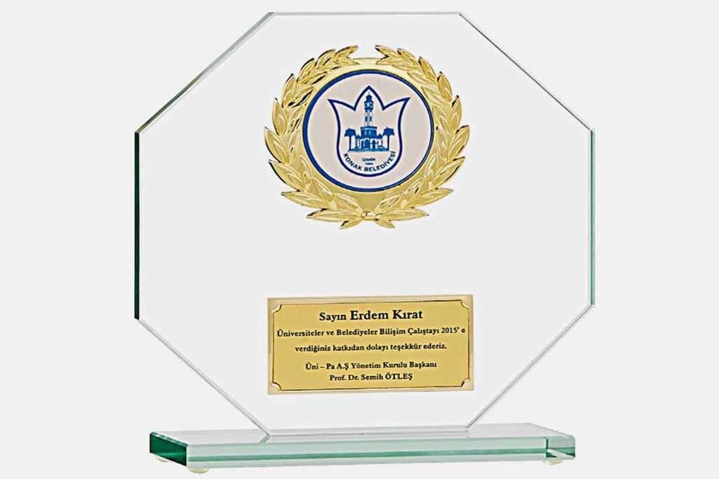 Bayspor M195 Kristal Plaket 18 cm