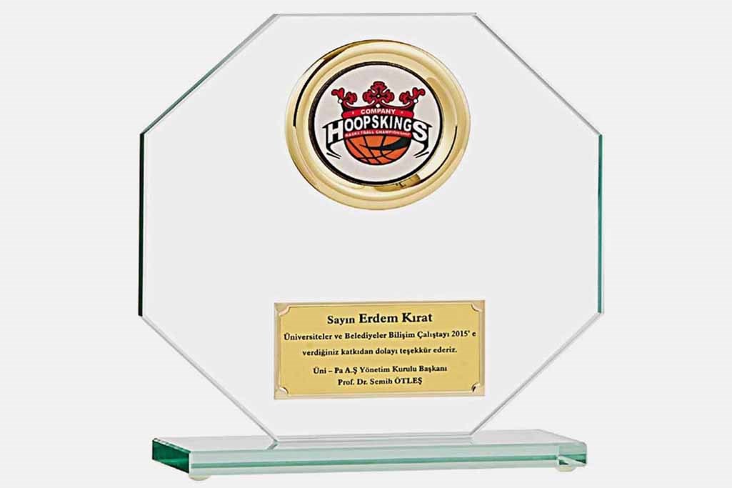 Bayspor M201 Kristal Plaket 24 cm