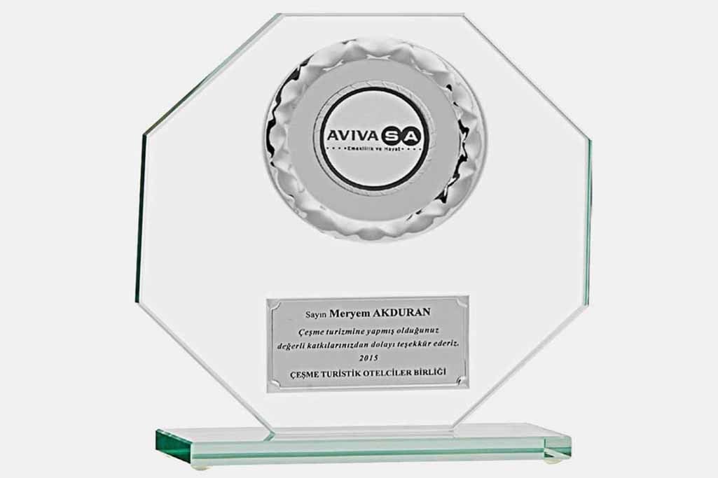 Bayspor M203 Kristal Plaket 18 cm