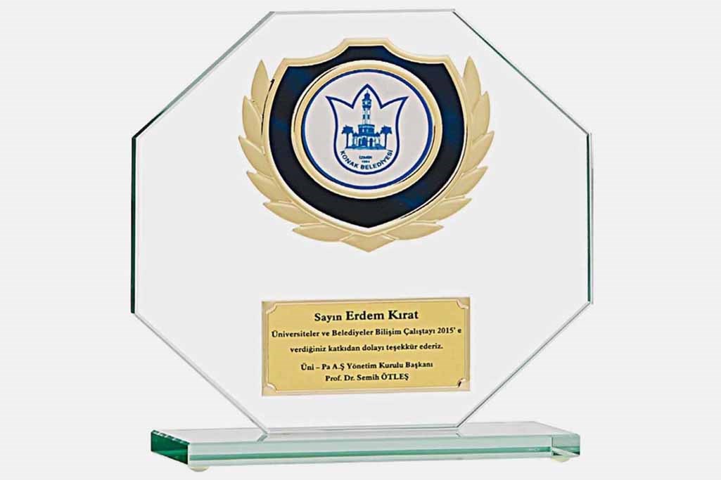 Bayspor M205 Kristal Plaket 18 cm