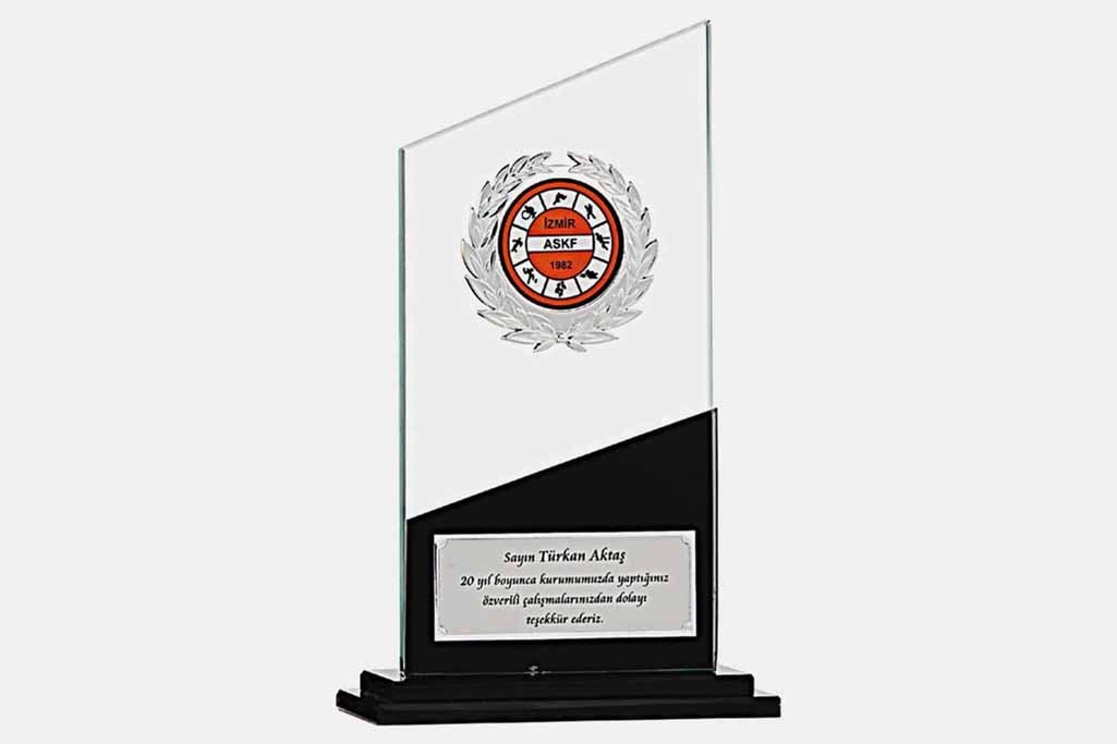 Bayspor M209 Kristal Plaket 26 cm