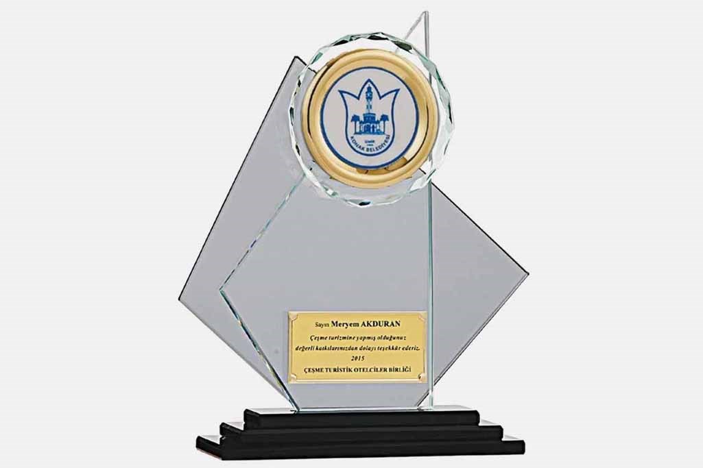 Bayspor M21 Kristal Plaket 24 cm