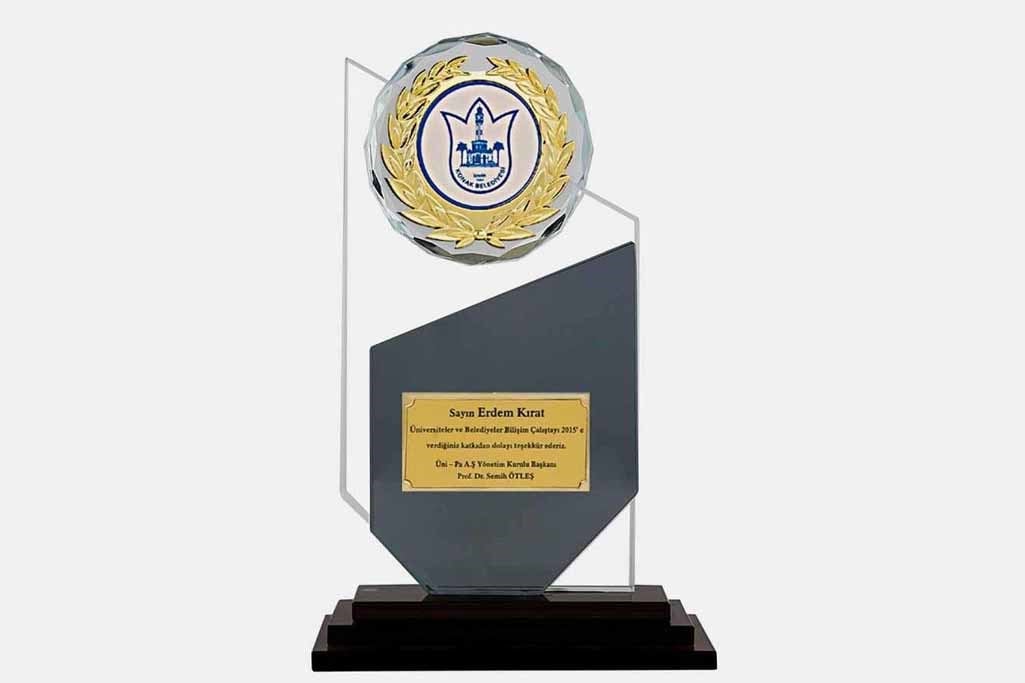 Bayspor M29 Kristal Plaket 25 cm