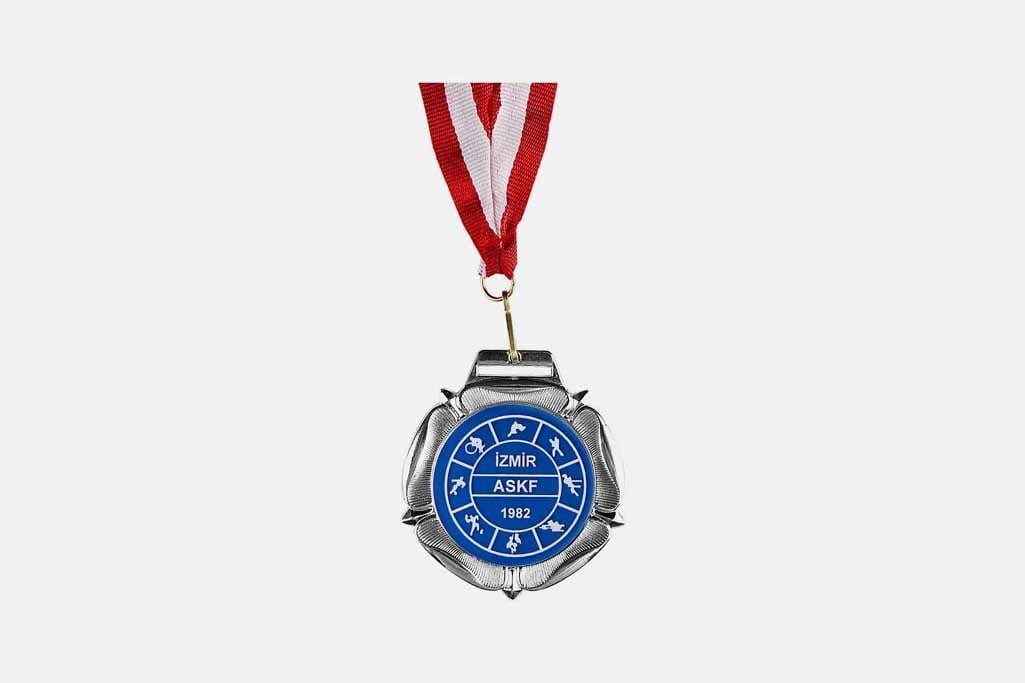 Bayspor D1-B Zamak Gümüş 7 cm Madalya