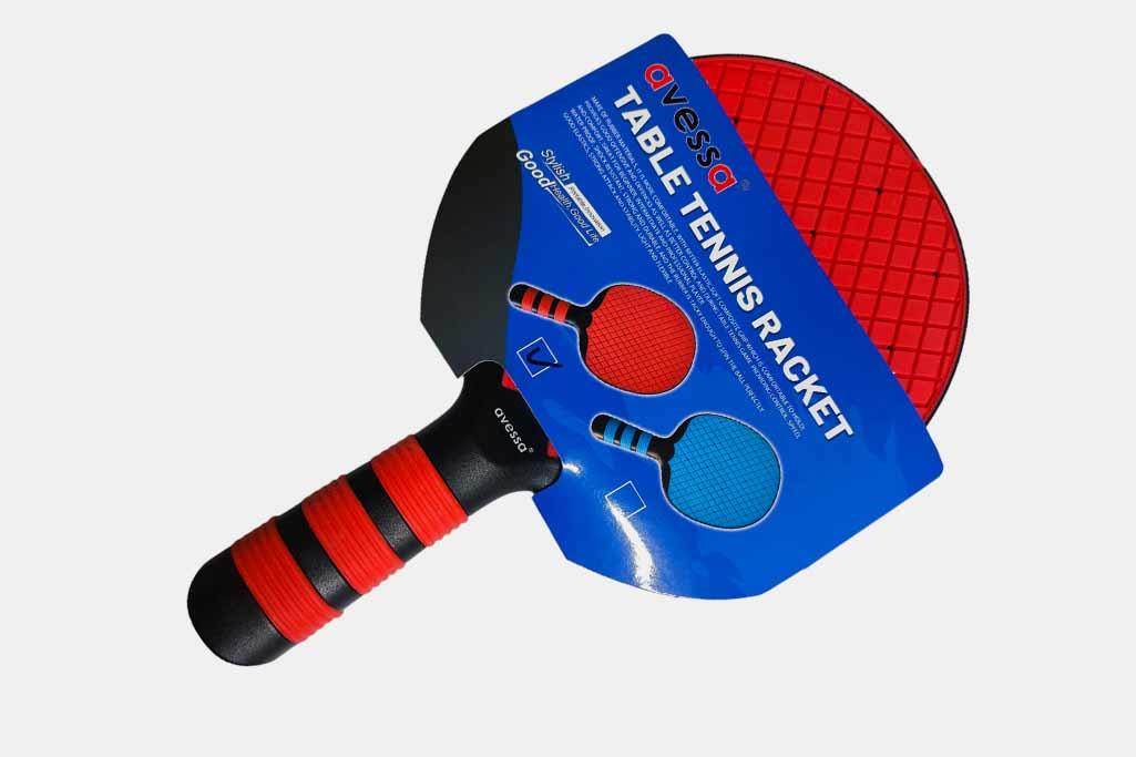 Avessa Rak-1400 Rubber-Pp Kırmızı Tenis Raketi Kırmızı Siyah Renk