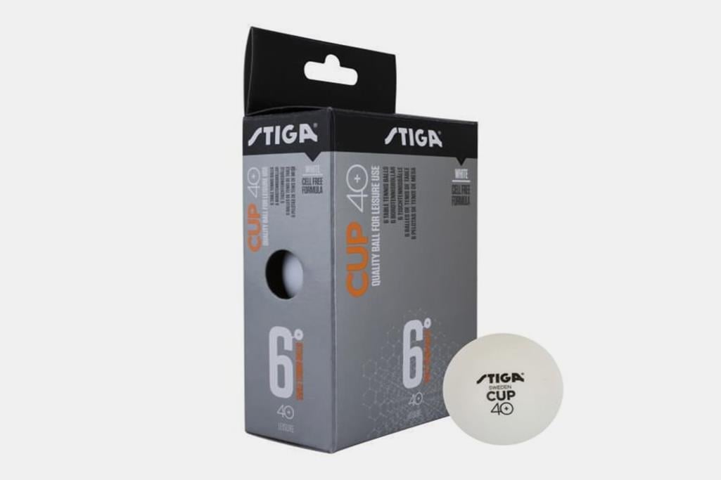Stiga Cup 40+ Beyaz 6 LI Pinpon Topu