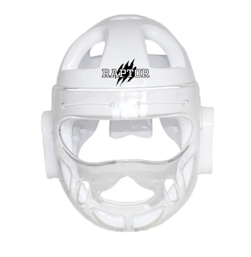 Raptor Camlı Kask TGH Beyaz
