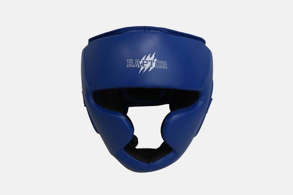 Raptor Kapalı Boks Kickboks Kafa Koruyucu - Mavi