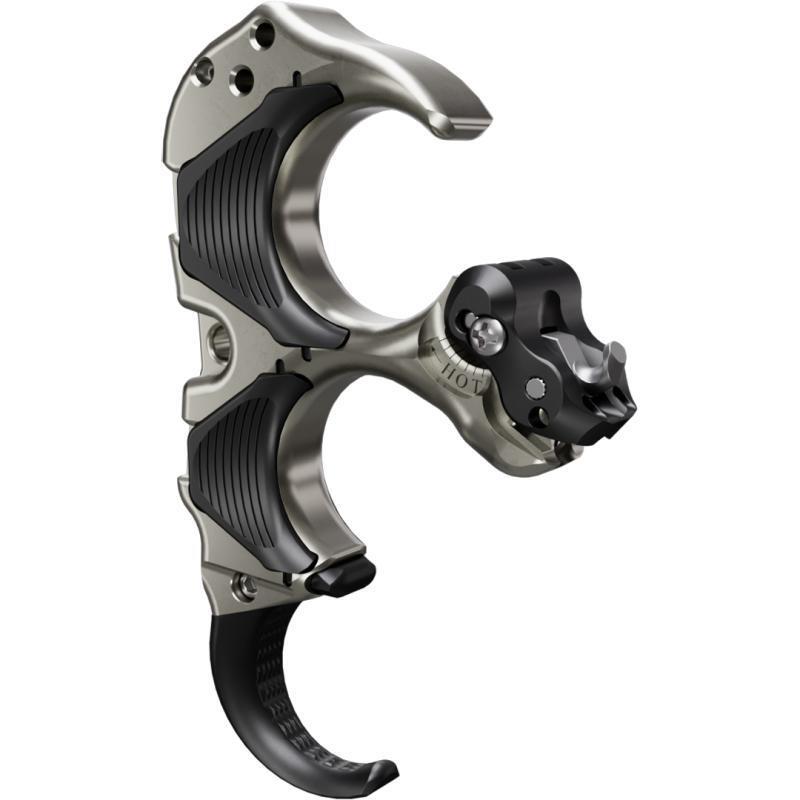 Tru Ball Elden Tetik Aileron HBC Flex 3 Finger Quick Silver Brass