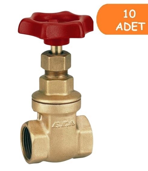 10 Adet ECA 1/2 Şiber Valf 601003001
