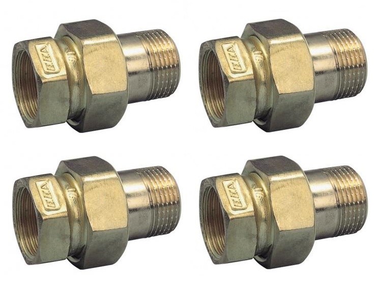4 Adet ECA 1/2 Düz Rakor / Rekor 601002007 Su Saatindede Kullanılabilir