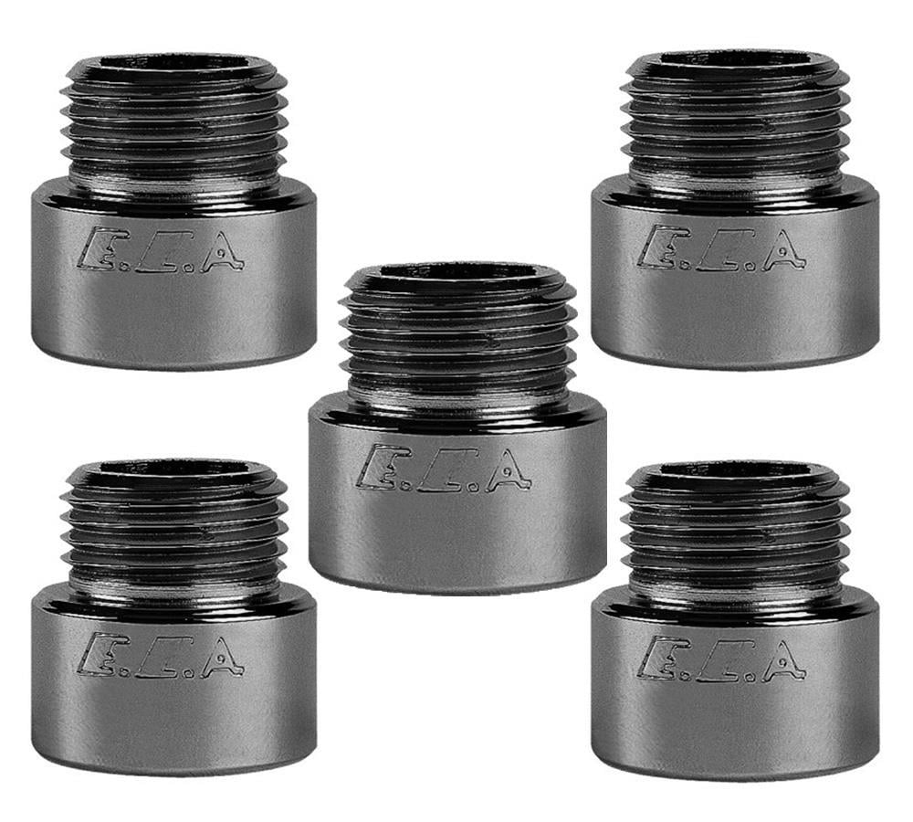 5 Adet ECA 1/2 1.5 cm Uzatma Krom (Musluk Uzatma 102134014 Pirinç E.C.A 