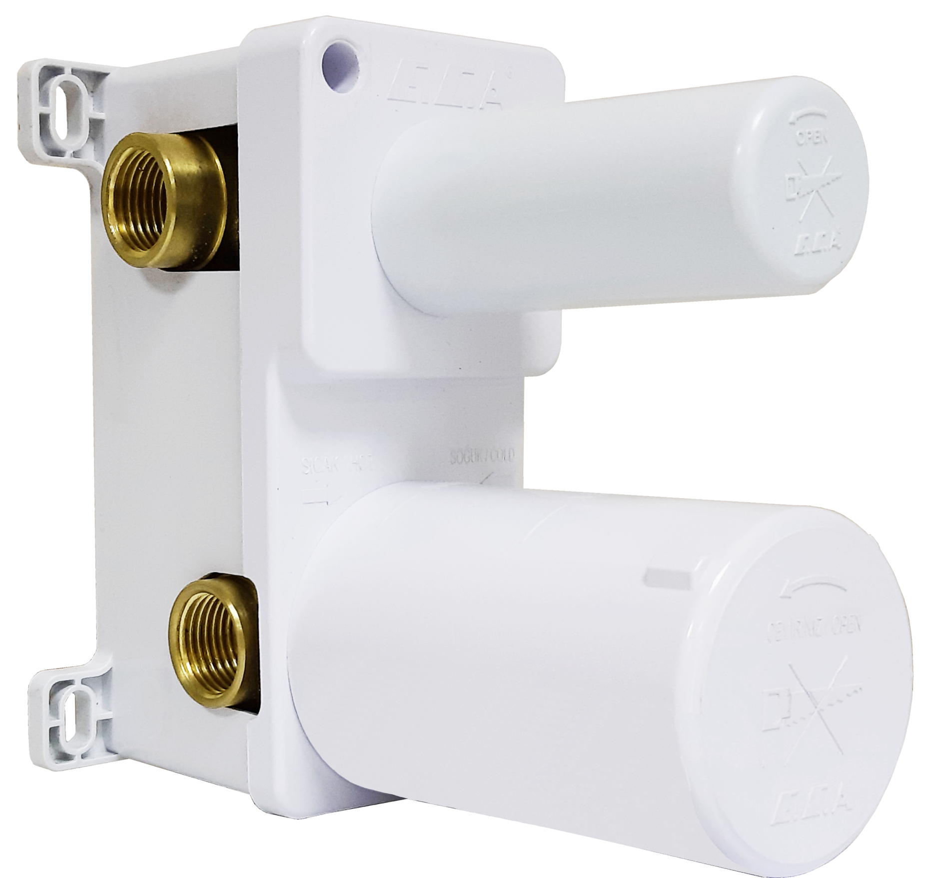 ECA Ankastre Banyo Bataryası Sıva Altı 3 Yollu 102166301