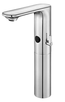 ECA Compact Fotoselli Yüksek Tip Lavabo Bataryası Pilli 108108036 Çift Su Girişli