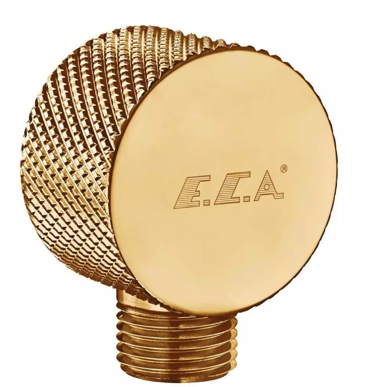 ECA Life Ankastre Duş Çıkış Dirseği Altın Renkli 102199917A1