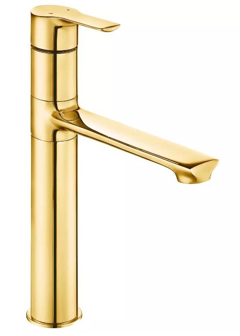 ECA Luna Yüksek Tip Lavabo Bataryası Altın Renkli 102108949A1