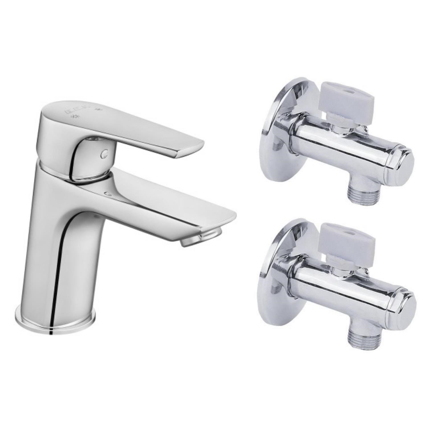ECA Niobe Lavabo Bataryası 053+2 Adet ECA Filtreli Ara Musluk