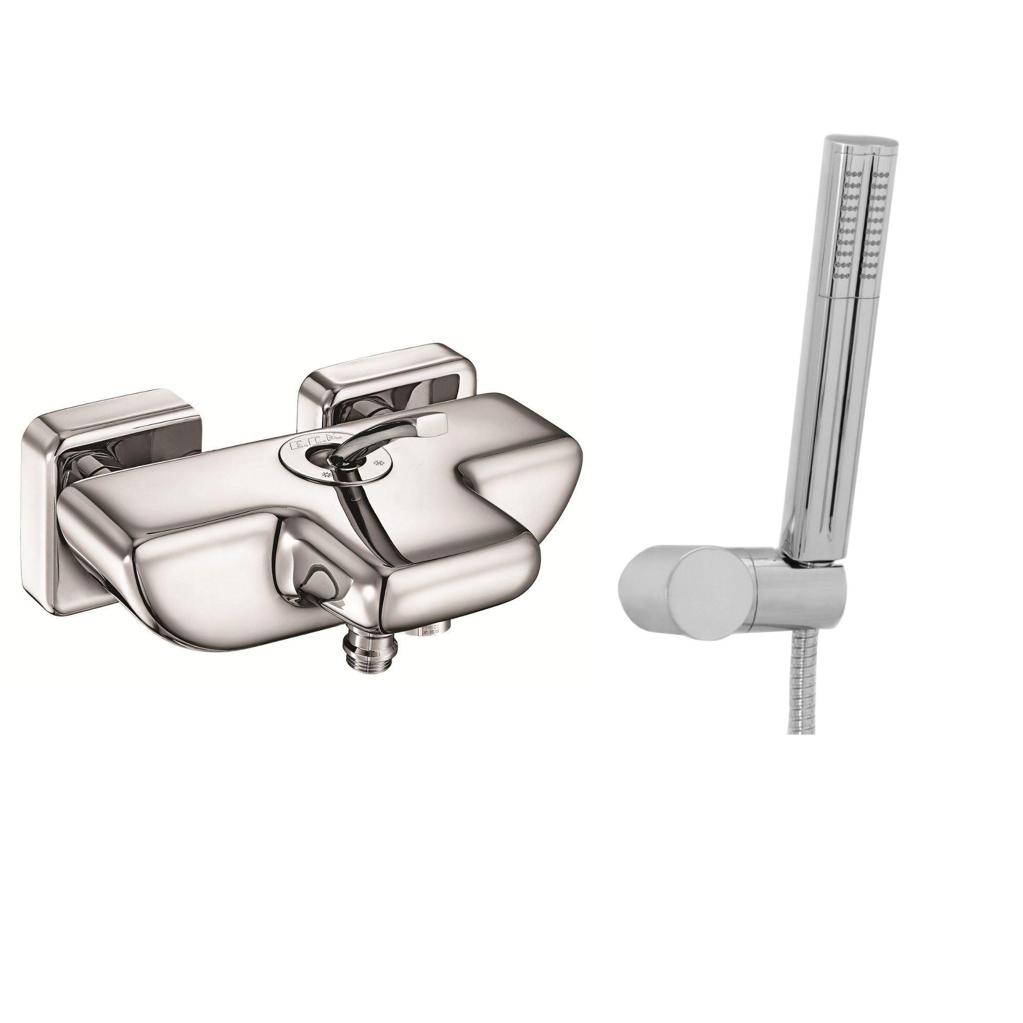 ECA Novita Banyo Bataryası + ECA Minimal Mafsallı Duş Seti Banyo Üst Takımı