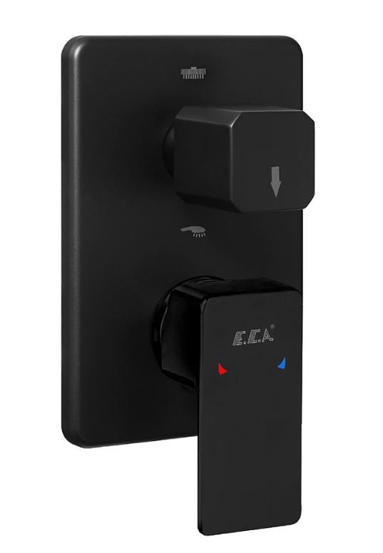 ECA Royal Ankastre Banyo Bataryası Sıva Üstü 2 Yollu Mat Siyah 102167251C1-KDE