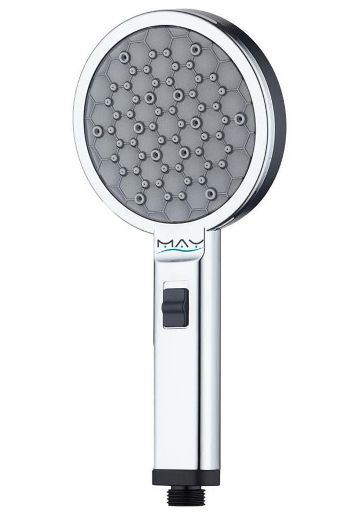 T-MAY Banyo Gediz El Duş Başlığı Tasarruflu 2 Fonksiyonlu Krom