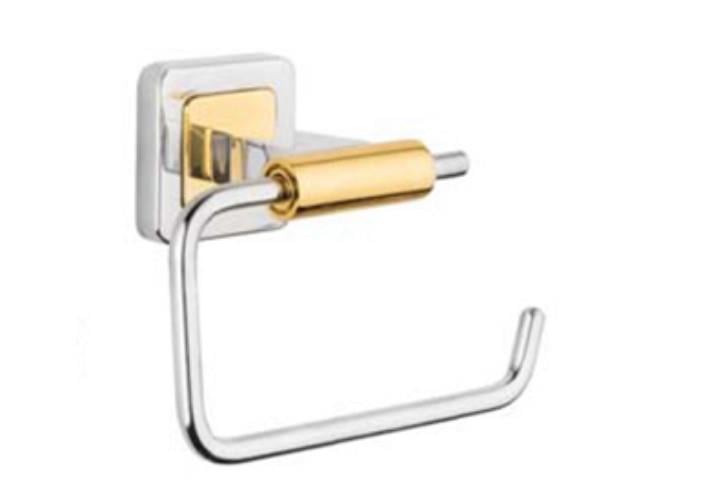 T-MAY Banyo Local Titan Tuvalet Kağıtlığı Kapaksız Altın 71510-1