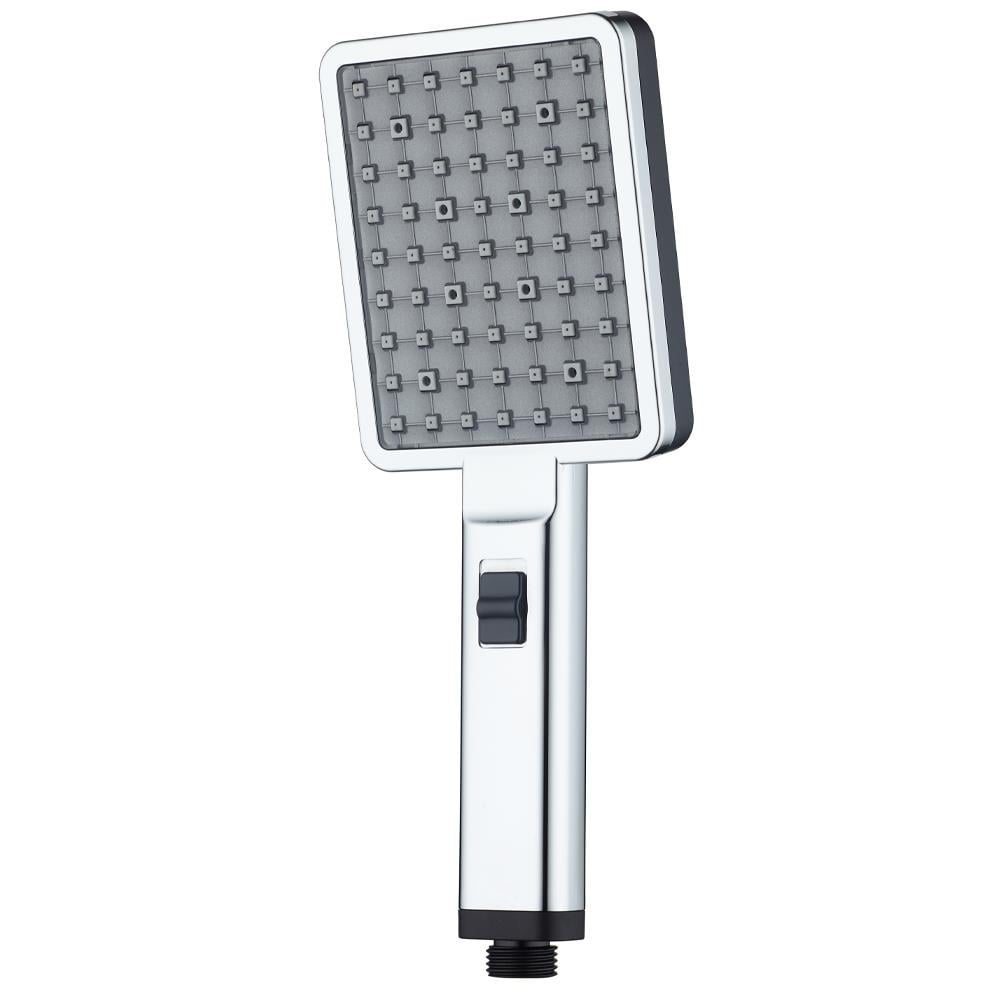 T-MAY Banyo Sümbül Dikdörtgen El Duş Seti Başlığı 2 Fonksiyonlu Tasarruflu