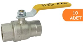 10 Adet ECA 3/4 Doğalgaz Küresel Vana / Valf MOP 0.5 602122152