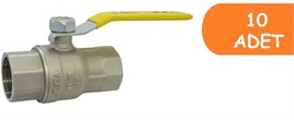 10 Adet ECA 3/4 Doğalgaz Küresel Vana / Valf MOP 0,5 602122474