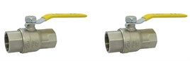 2 Adet ECA 3/4 Doğalgaz Küresel Vana / Valf MOP 0,5 602122474