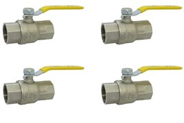 4 Adet ECA 1 Doğalgaz Küresel Vana / Valf MOP 0,5 602122475