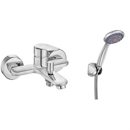 AR Fast Banyo Bataryası 102102529 + AR Dore Mafsallı Duş Seti Banyo Üst Takımı Dört Fonksiyonlu 102117358