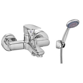 AR Fia Banyo Bataryası 102102462 + AR Dore Mafsallı Duş Seti Banyo Üst Takımı Dört Fonksiyonlu 102117358