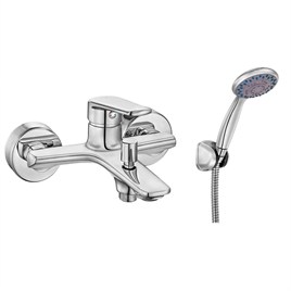 AR Fine Banyo Bataryası 102102530 + AR Dore Mafsallı Duş Seti Banyo Üst Takımı Dört Fonksiyonlu 102117358