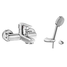 ECA Delta Banyo Bataryası + ECA Zafir Mafsallı Duş Seti Banyo Üst Takımı
