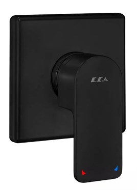 ECA Dream Ankastre Duş Bataryası Sıva Üstü Mat Siyah 102167123C1-K