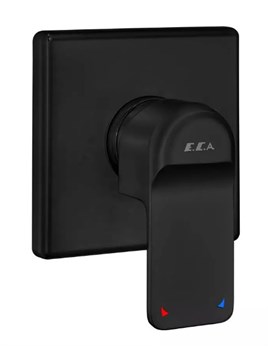 ECA Dream Ankastre Duş Bataryası Sıva Üstü Mat Siyah 102167124C1-K