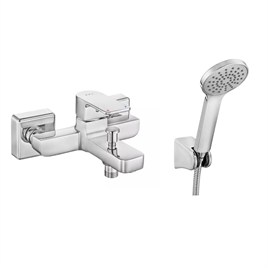 ECA Dream Banyo Bataryası 102102533 + ECA Spylos Mafsallı Duş Seti Banyo Üst Takımı 102117378