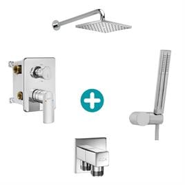 ECA Lia Ankastre Gömme Banyo Bataryası Duş Seti Tüm Parçalar Dahil 