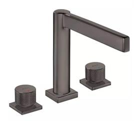 ECA Life Ankastre Lavabo Bataryası 3 Delikli Tezgah Üstü Mat Antrasit Renkli 102105778C5