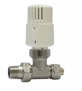 ECA TRV4 1/2 Termostatik Düz Radyatör Valfi Pex 602120779