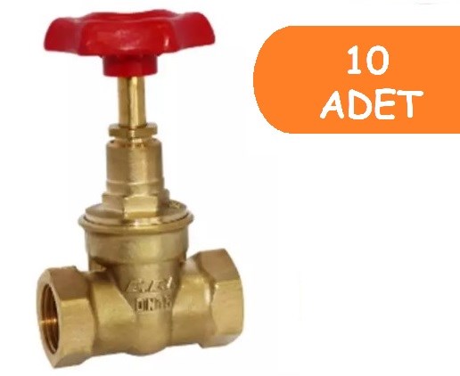 10 Adet ECA 1/2 Şiber Valf 601003019