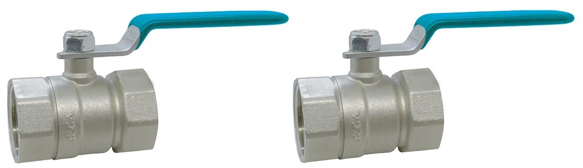 2 Adet ECA 1/2 Küresel Valf V.2 İç Vida X İç Vida 602122429