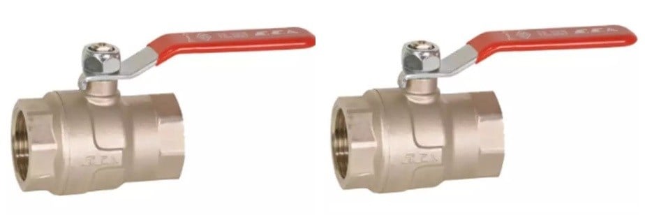 2 Adet ECA 1/4 Endüstriyel Tip Küresel  Valfi / Vana PN40 602122228