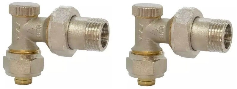 2 Adet ECA GDV3 1/2 Köşe Radyatör Geri Dönüş Valfi Pex 602120730