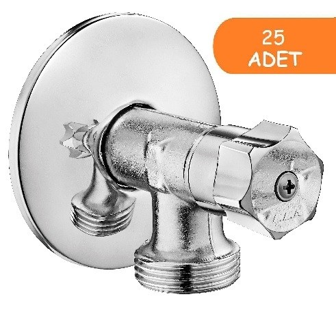 25 Adet ECA Çamaşır Musluğu Poşet Ambalajlı 102109452 E.C.A.