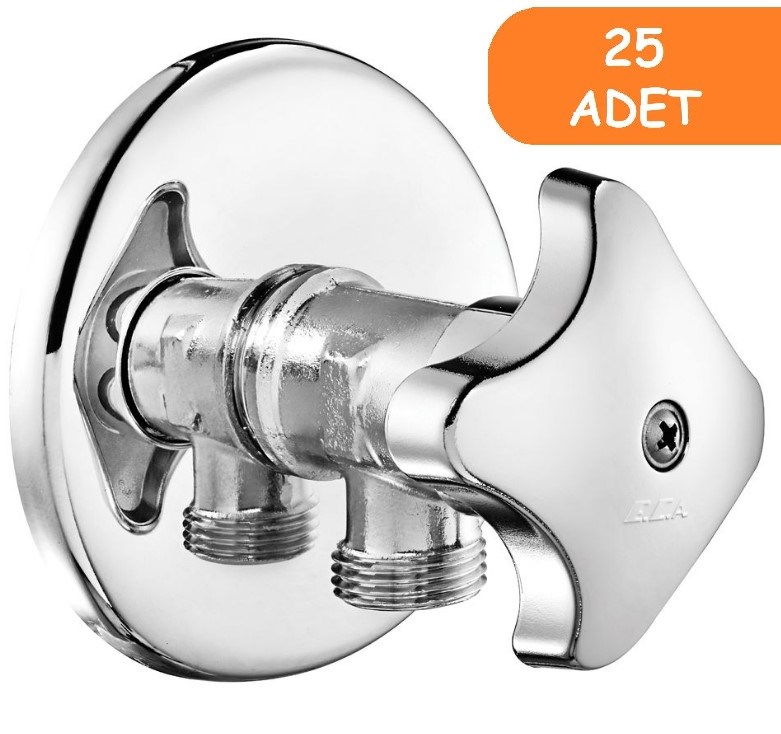 25 Adet ECA Filtreli Klozet Taharet (Ara) Musluğu Rozetli 102111128