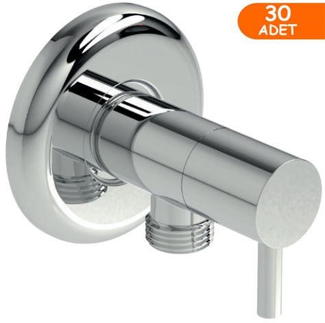 30 Adet MaxiFlow Çubuk Klozet Taharet (Ara) Musluğu Rozetli (Toptan) TM04810312
