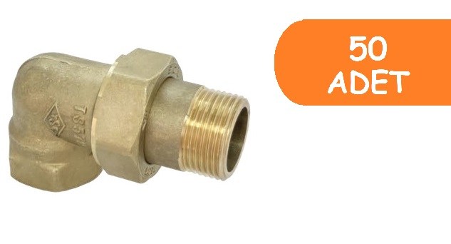 50 Adet ECA 1/2 Köşe Rakor / Rekor 601002002
