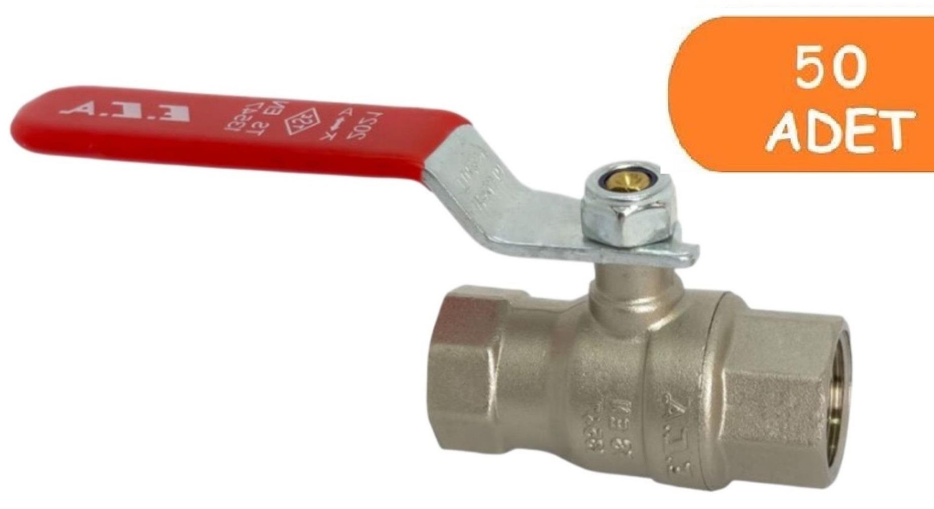 50 Adet ECA 3/4 Endüstriyel Tip Küresel Valfi / Vana 602122188